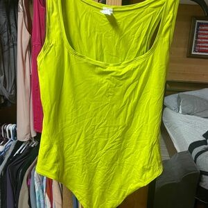 Lime Green lululemon bodysuit